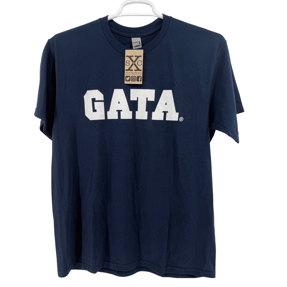 Georgia Southern Eagles GATA Nick Saban Quote T Shirt Mens Large Navy Blue NWT - Picture 3 of 6